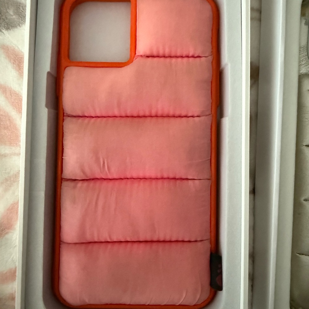Case-Mate Orange and Pink iPhone 11 Pro Max Puffer Case